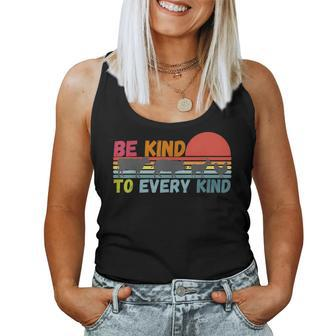 Be Kind To Every Kind Animals Rights Vegan Animals Lovers Women Tank Top - Monsterry