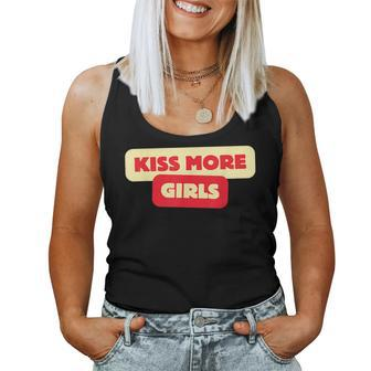 Kiss More Girls I Like Girls Lesbian Family Women Tank Top - Thegiftio UK