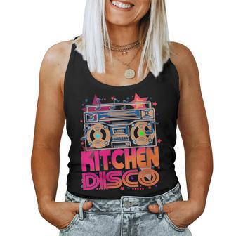 Kitchen Disco 70'S 80'S Disco Themed Vintage Retro Seventies Women Tank Top - Monsterry CA
