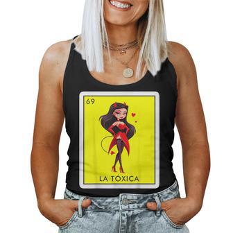 La Toxica Mexican Lottery Bingo Game Sarcastic Toxic Women Tank Top - Monsterry