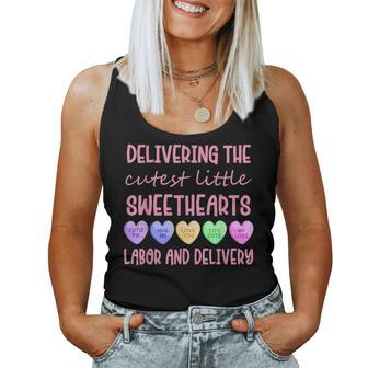 Labor And Delivery Nurse Valentine's Day L&D Nurse Women Tank Top - Monsterry CA