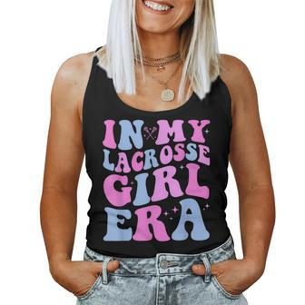 In My Lacrosse Girl Era Groovy Retro Women Tank Top | Mazezy