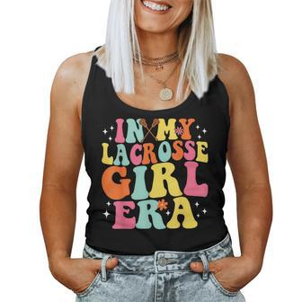 In My Lacrosse Girl Era Retro Game Day Groovy Women Tank Top - Seseable