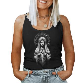 Our Lady Of Fatima Mother Mary Saint Mary Powerful Symbol Women Tank Top - Monsterry