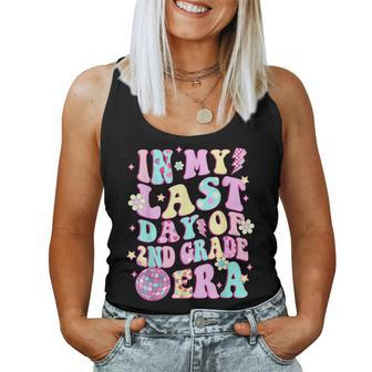 In My Last Day 2Nd Grade Era Smile Face Last Day Of School Women Tank Top - Monsterry