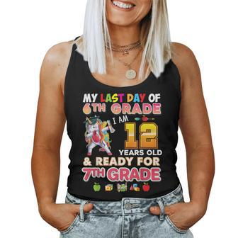My Last Day Of 6Th Grade I Am 12 Years Old And Ready For 7Th Women Tank Top - Monsterry UK