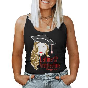 Latina With An Architecture Degree Graduation Architect Women Tank Top - Monsterry UK