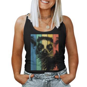 Lemur Porträtintage Stil Mama Papa Tank Top Frauen - Geschenkecke