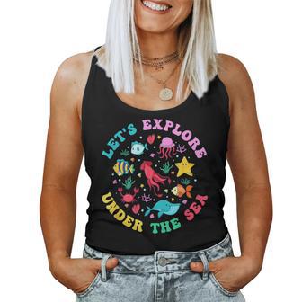 Let's Explore Under The Sea Teacher Student Back To School Women Tank Top - Monsterry