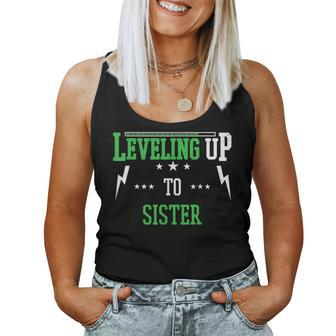 Leveling Up To Sister For Becoming Sister Women Tank Top - Monsterry DE
