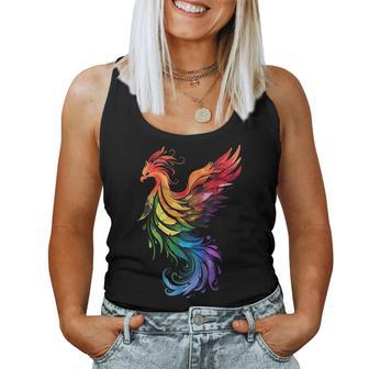 Lgbt Phoenix Gay Pride Lgbtq Rainbow Lgbt Pride Month Women Tank Top - Monsterry AU