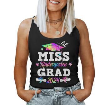 Lil Miss Kindergarten Grad Tie Dye Last Day Graduation Women Tank Top - Monsterry CA