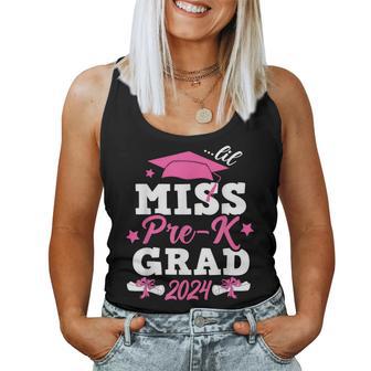 Lil Miss Pre-K Grad Last Day Of School Graduation Women Tank Top - Monsterry CA