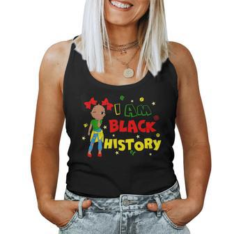 Little Girl I Am Black History Month African Kid Toddler Women Tank Top - Monsterry CA