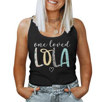 Lola One Loved Lola Mother's Day Women Tank Top - Monsterry