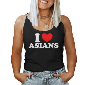 I Love Asian I Heart Asians Women Tank Top - Monsterry DE