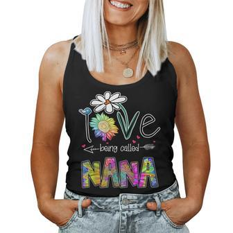 I Love Being Called Nana Sunflower Mother's Day Women Tank Top - Seseable