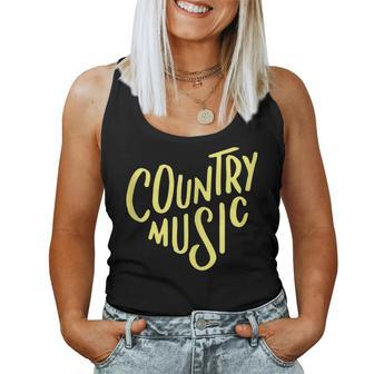 I Love Country Music Boho Music Lovers For Men Women Tank Top - Monsterry UK