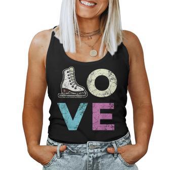 Love Figure Skating For Ice Skating Girls Women Tank Top - Thegiftio UK