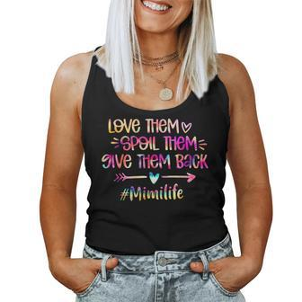 Love Spoil Give Them Back Tie Dye Mimi Life Women Tank Top - Monsterry UK