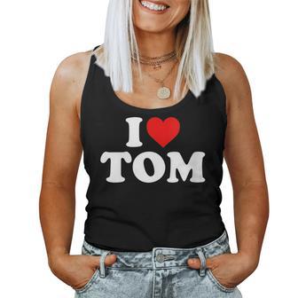 I Love Tom Heart Women Tank Top - Monsterry AU