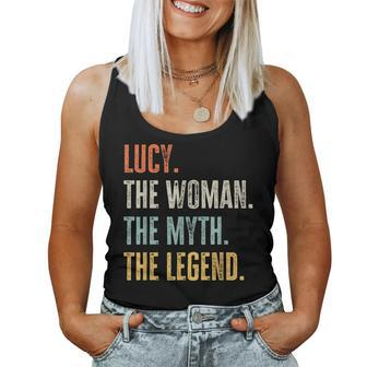 Lucy Woman Myth Legend Best Name Lucy Women Tank Top - Seseable