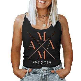 Lustiger Mama Est 2015 Mama Seit 2015 Mama 2015 Tank Top Frauen - Geschenkecke