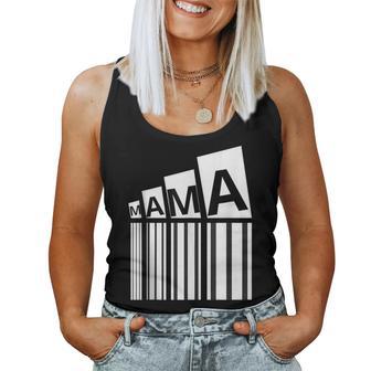 Lustiges Kariertes Mama-Schwarz-Weißes Für Damen Tank Top Frauen - Geschenkecke