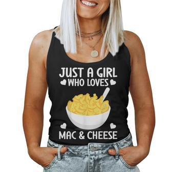 Macaronie & Cheese Girl Who Loves Mac & Cheese Women Tank Top - Monsterry AU