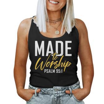 Made To Worship Worship & God Women Tank Top - Monsterry CA