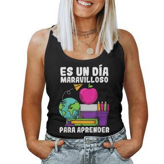 Maestras Spanish Teacher Maestra Hispanic Teacher Espanol Women Tank Top - Monsterry UK