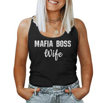 Mafia Boss Wife For Mafia Costume Or Mafia Party Women Tank Top - Monsterry CA