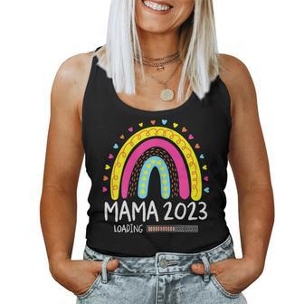 Mama 2023 Loading Rainbow Heart Mother Mum Women Tank Top - Monsterry DE