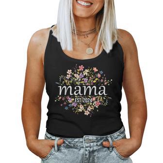 Mama 2024 Muttertag Für Mama Neue Mutter Schwangerschaft Ankündigung Tank Top Frauen - Geschenkecke