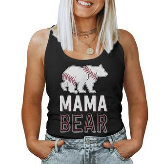 Mama Bear Mom S For Softball Game Women Tank Top - Monsterry DE