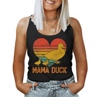 Mama Duck 2 Duckling Mother's Day Duck Mom Women Tank Top - Monsterry