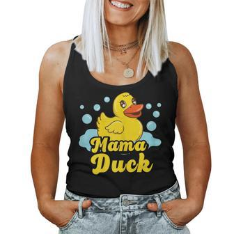 Mama Duck Mommy Duck Matching Family Rubber Duck Women Tank Top - Monsterry DE