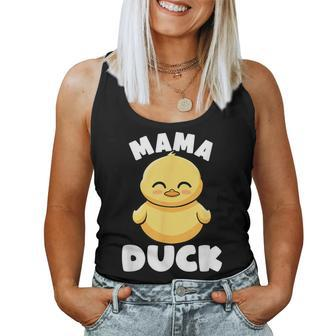 Mama Duck Mama I Love Ducks Lady Lover Rubber Duck Women Tank Top - Monsterry CA