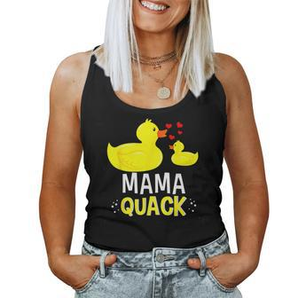 Mama Quack Yellow Duck Baby Shower For Mama Women Tank Top - Monsterry AU