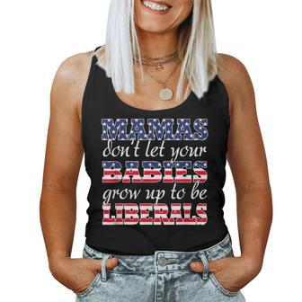Mama's Don't Let Your Cowboys Grow Up To Be Babies Women Tank Top - Monsterry DE