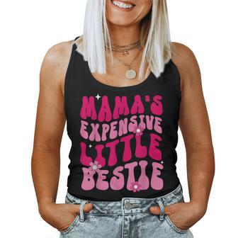 Mama's Expensive Little Bestie Mama Life Women Tank Top - Seseable
