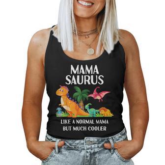 Mamasaurus Saurus Mama Mom Dinosaur Matching Women Tank Top - Thegiftio