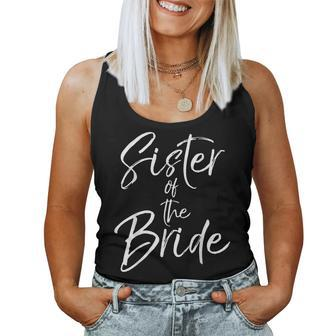 Matching Bridal Party For Family Sister Of The Bride Women Tank Top - Thegiftio UK