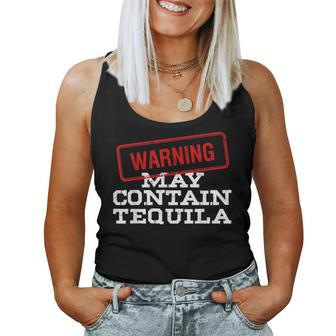 May Contain Tequila Mexican Fiesta Cinco De Mayo Women Tank Top - Monsterry CA