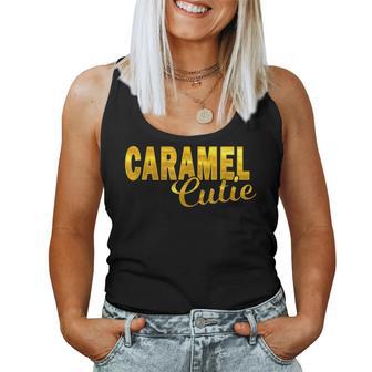 Melanin T For And Girls Caramel Cutie Women Tank Top - Monsterry CA