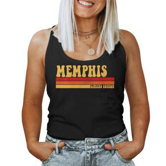 Memphis Name Personalized Idea Retro Vintage Memphis Women Tank Top - Monsterry AU
