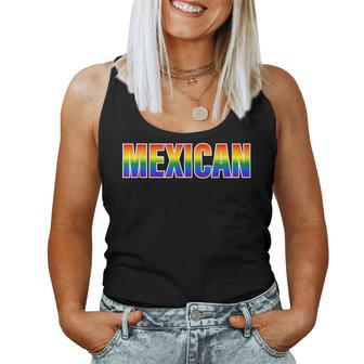 Mexican Pride Lgbtq Rainbow Mexico Pride Women Tank Top - Monsterry AU