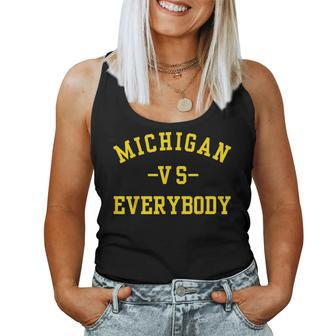 Michigan Vs Eeverything Everybody Women Tank Top | Mazezy