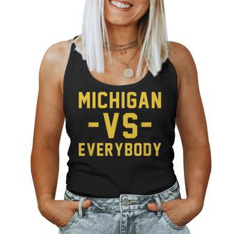 Michigan Vs Eeverything Everybody Women Tank Top - Seseable