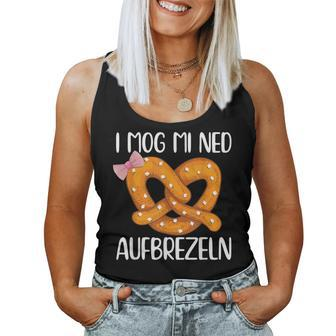 I Mog Mi Ned Aufbrezelnolksfest Beer Dirndl Costume S Tank Top Frauen - Seseable